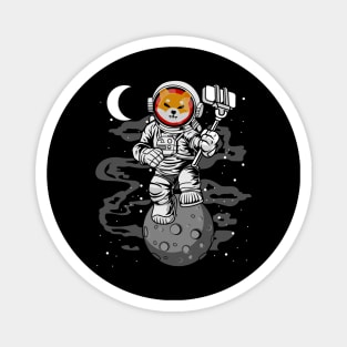 Astronaut Selfie Shiba Inu Coin To The Moon Crypto Token Shib Army Cryptocurrency Wallet HODL Birthday Gift For Men Women Magnet